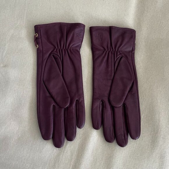 Ralph Lauren Genuine Leather Gloves - Picture 2 of 3